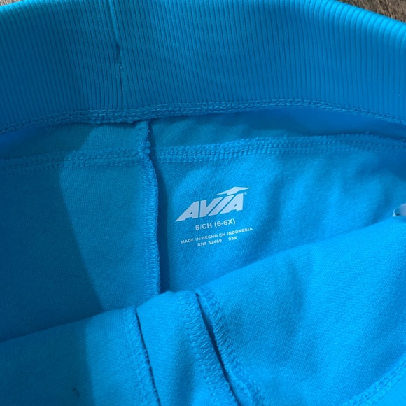 Avia NWT blue/green running track sports set size S 6-6X - Picture 4 of 11